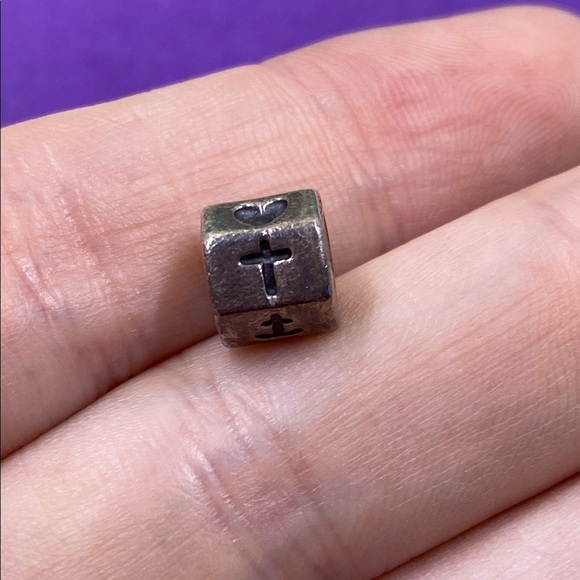 💛 Pandora Sterling Silver Faith, Hope & Love Charm - Picture 4 of 4